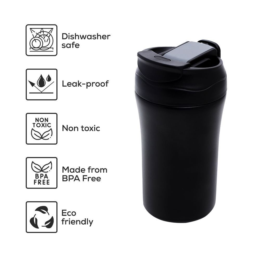 Eazy Kids - Insulated Water Bottle - 400ml - Black