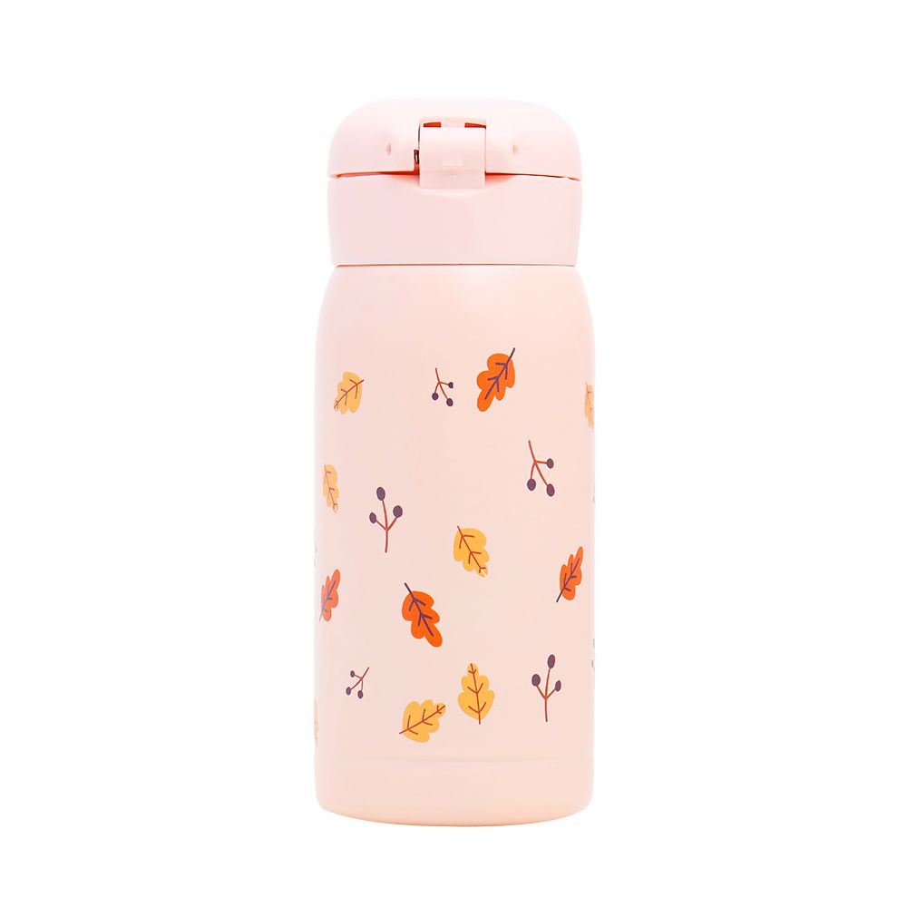 Eazy Kids - Insulated Stainless Steel School Water Bottle - 350ml - Pink