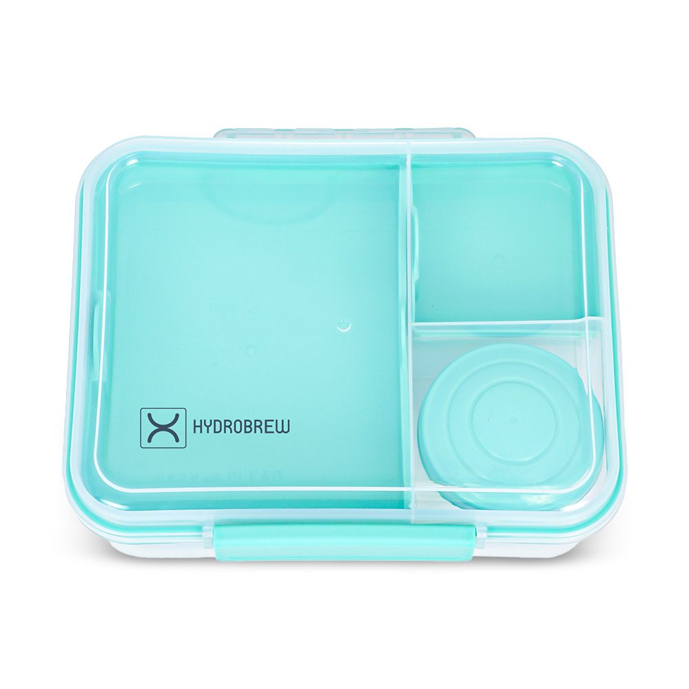 Hydrobrew - Convertible Bento Lunch Box 3/4/5 Compartments 1650ml - Green