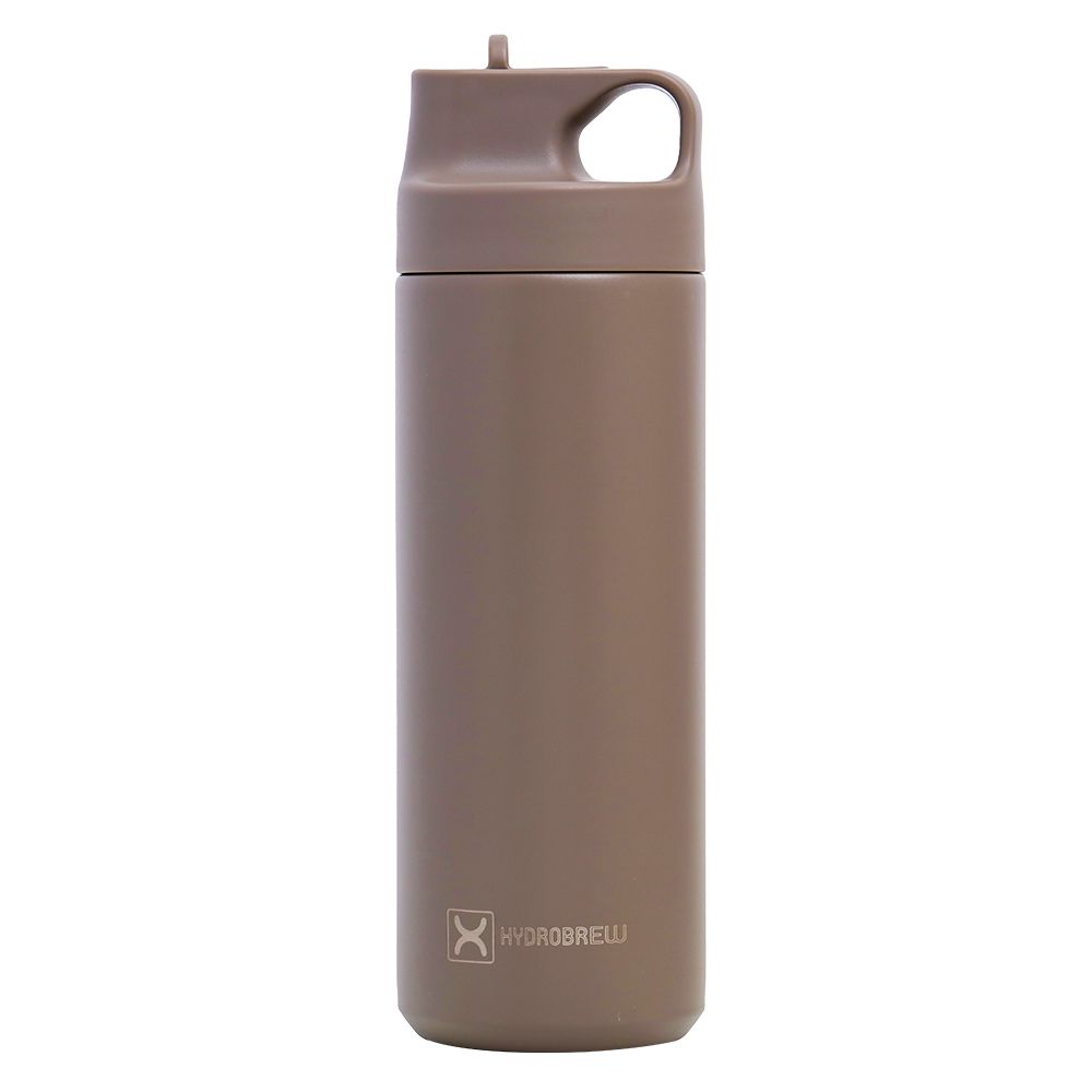 Hydrobrew - Insulated Sports Water Bottle 550ml - Khaki