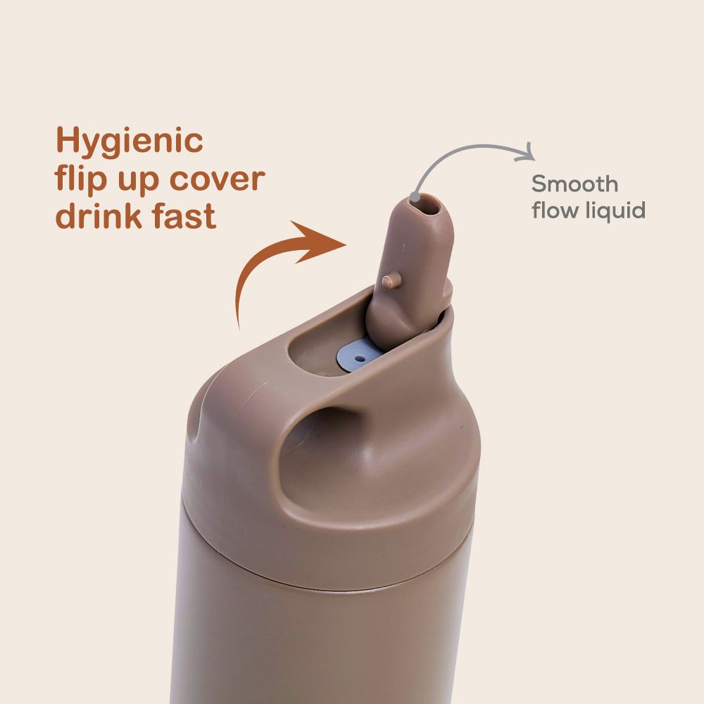 Hydrobrew - Insulated Sports Water Bottle 550ml - Khaki