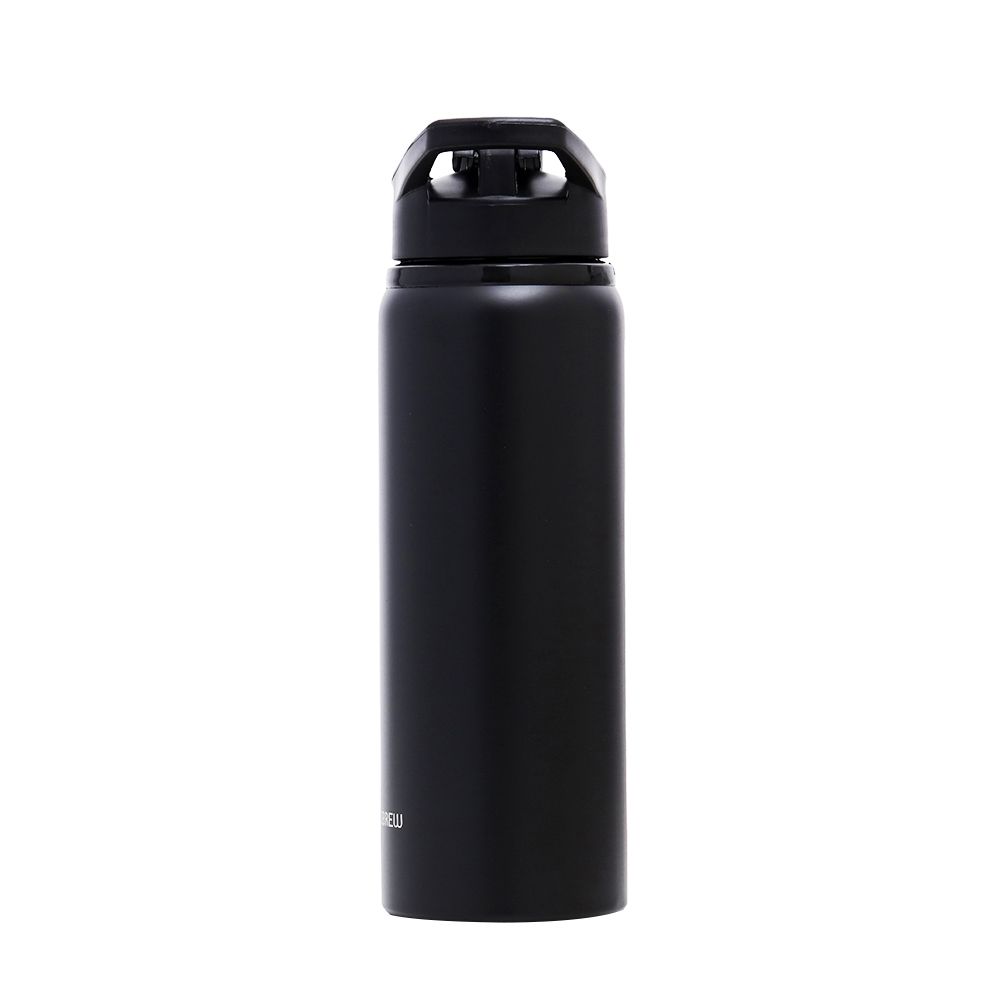 Hydrobrew - Stainless Steel Sports Water Bottle 700ml - Black