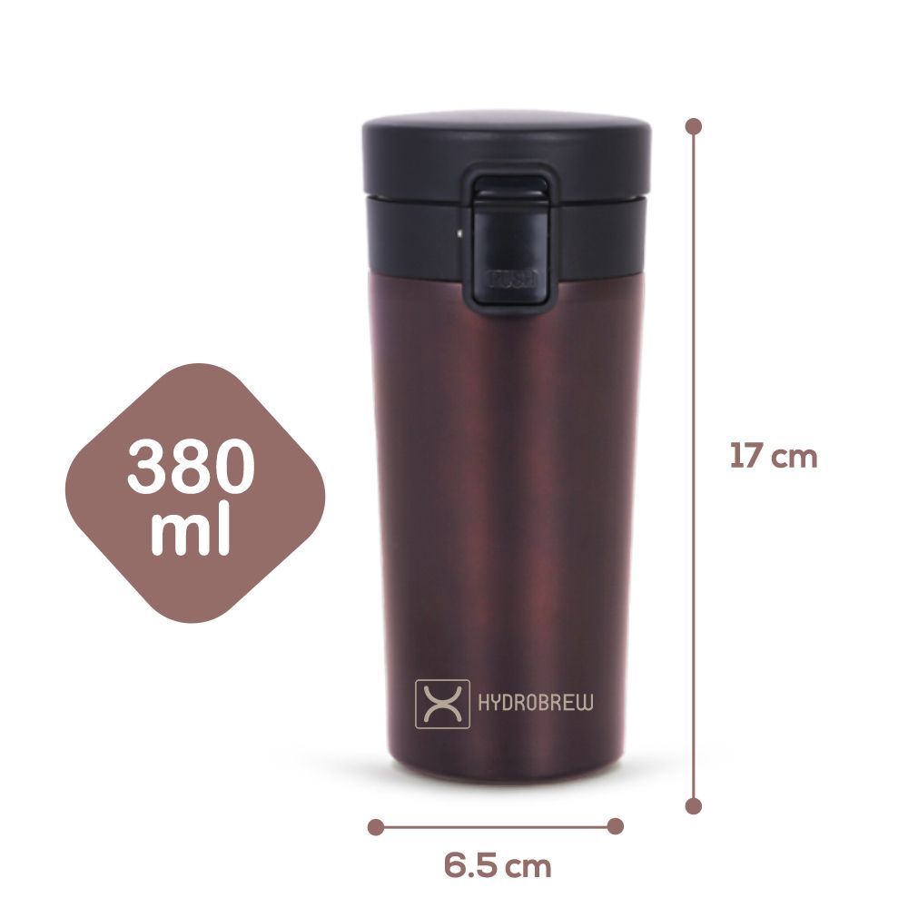 Hydrobrew - Insulated Tumbler 380ml - Black