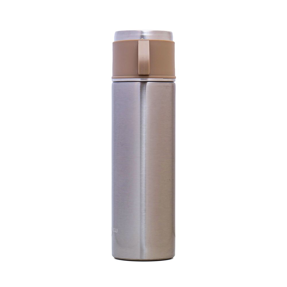 Hydrobrew - Insulated Vacuum Flask 500ml with 2x150ml Cup - Beige