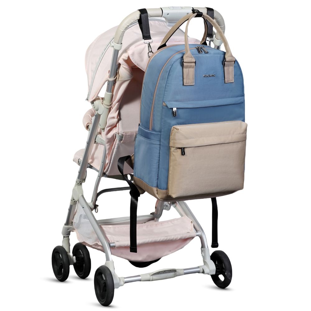 Little Story - Kenzie Travel Diaper Backpack - Sky Blue