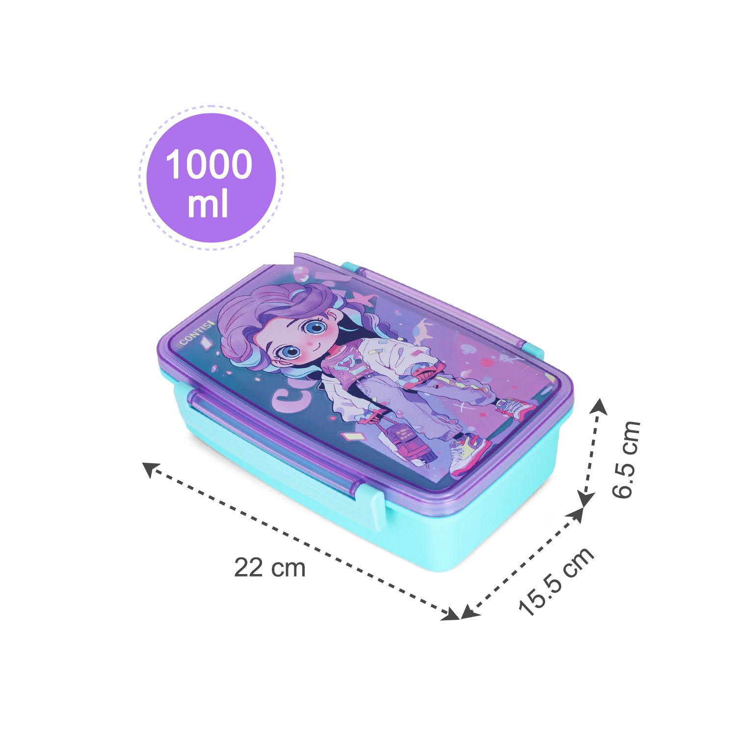 Nova Kids - Bento Lunch Box with Spoon & Fork - Cite Girl