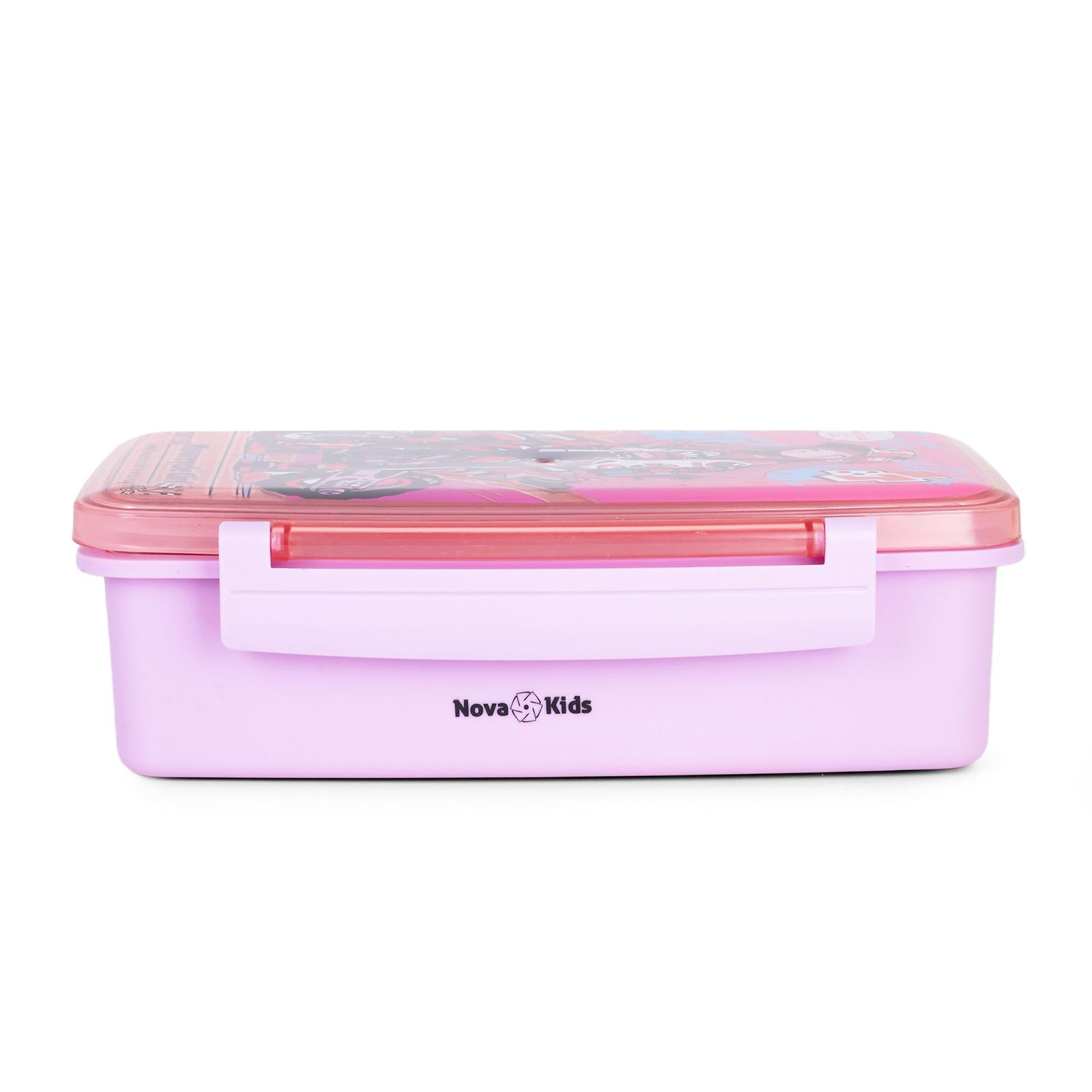 Nova Kids - Bento Lunch Box with Spoon & Fork - Motorbike