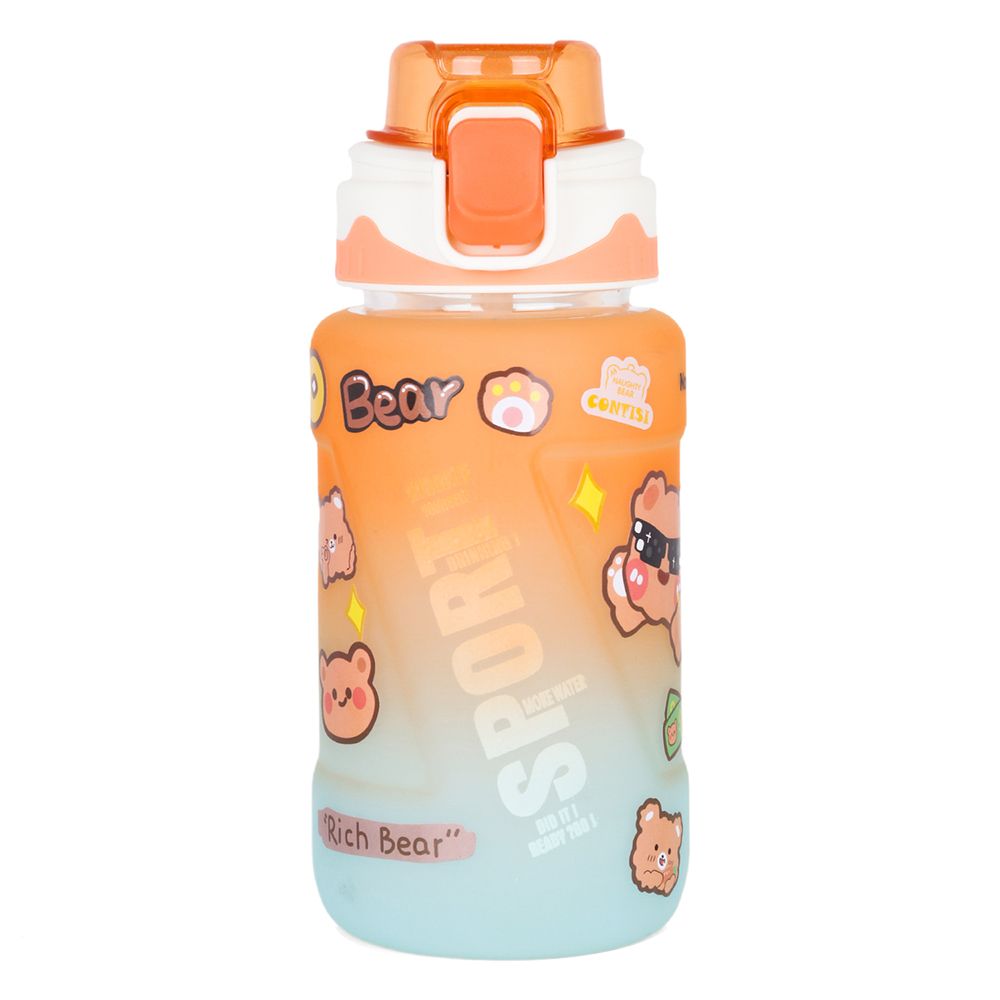 Nova Kids - Water Bottle 550ml with Straw - Orange