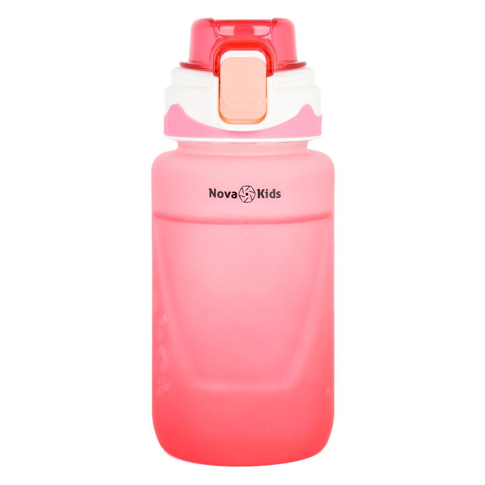 Nova Kids - Water Bottle 550ml with Straw - Pink