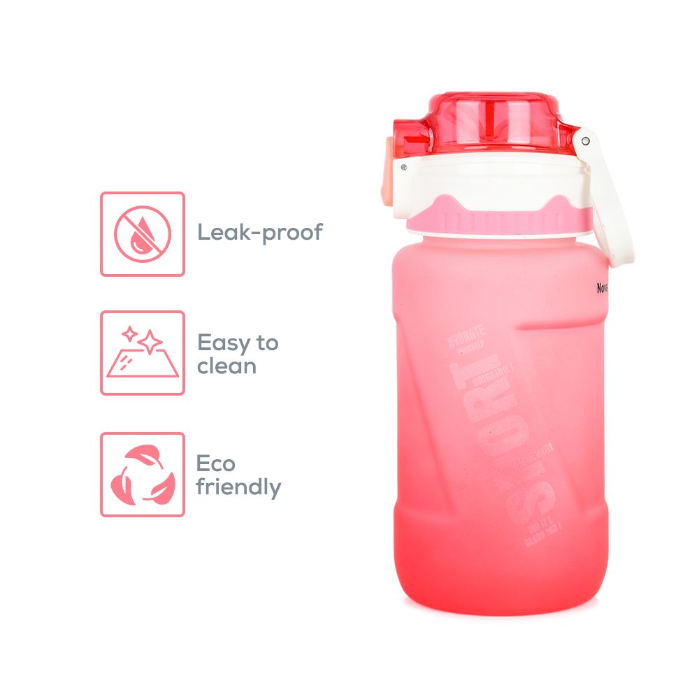 Nova Kids - Water Bottle 550ml with Straw - Pink