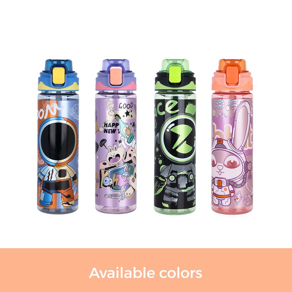 Nova Kids - Water Bottle 700ml with Straw - Orange