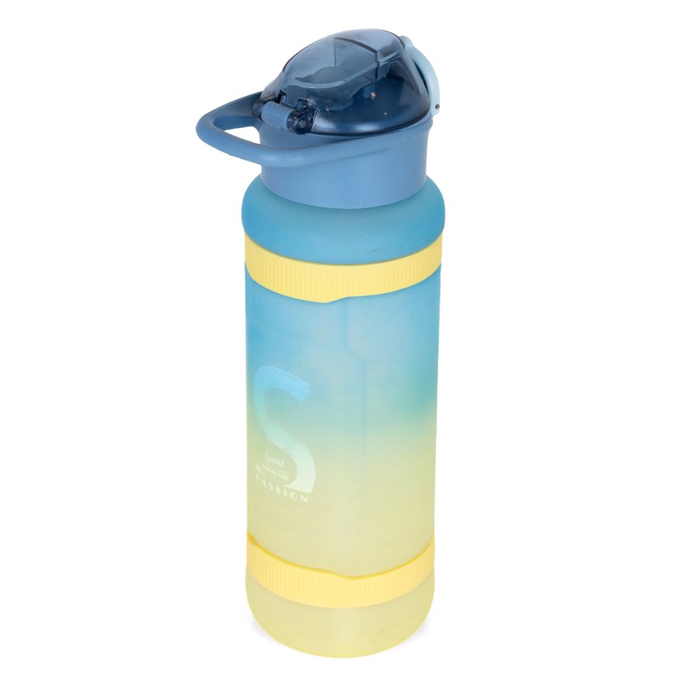 Nova Kids - Water Bottle 1000ml with Straw- Blue