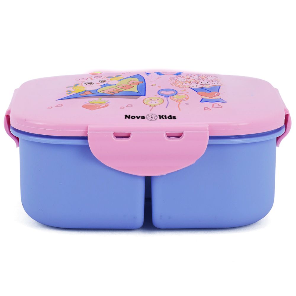 Nova Kids - Square Bento Lunch Box 1000ml - Love Pink