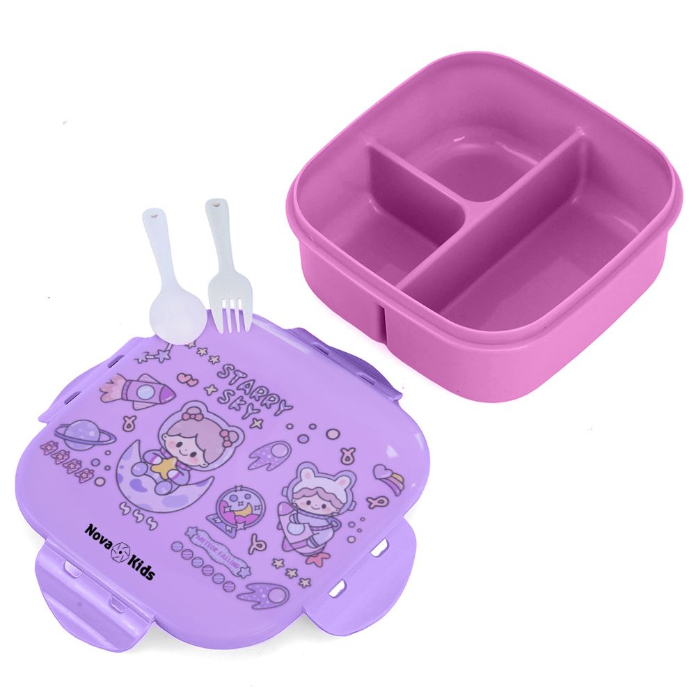 Nova Kids - Square Bento Lunch Box 1000ml - Star & Sky