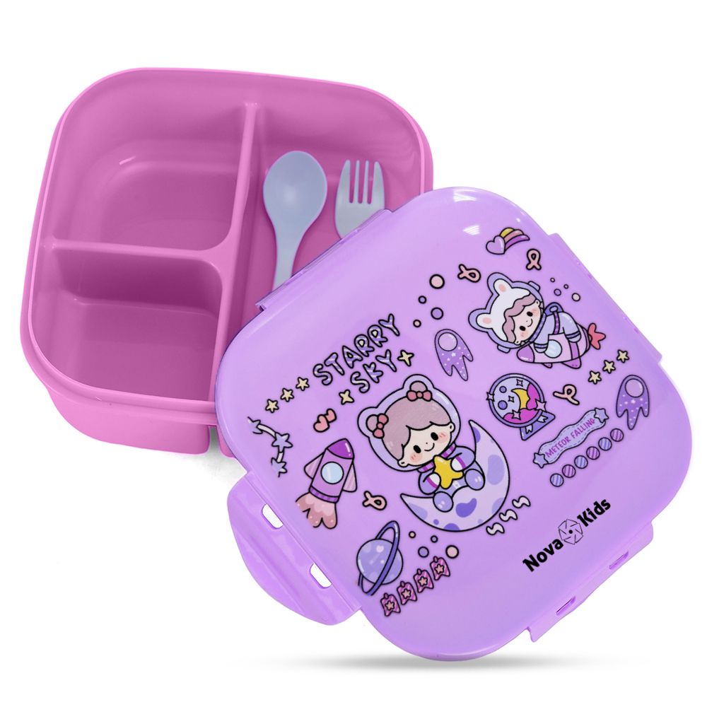 Nova Kids - Square Bento Lunch Box 1000ml - Star & Sky