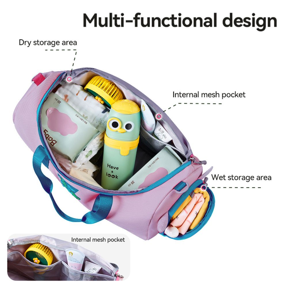 Nohoo - Kids Duffle Bag - Mermaid Purple