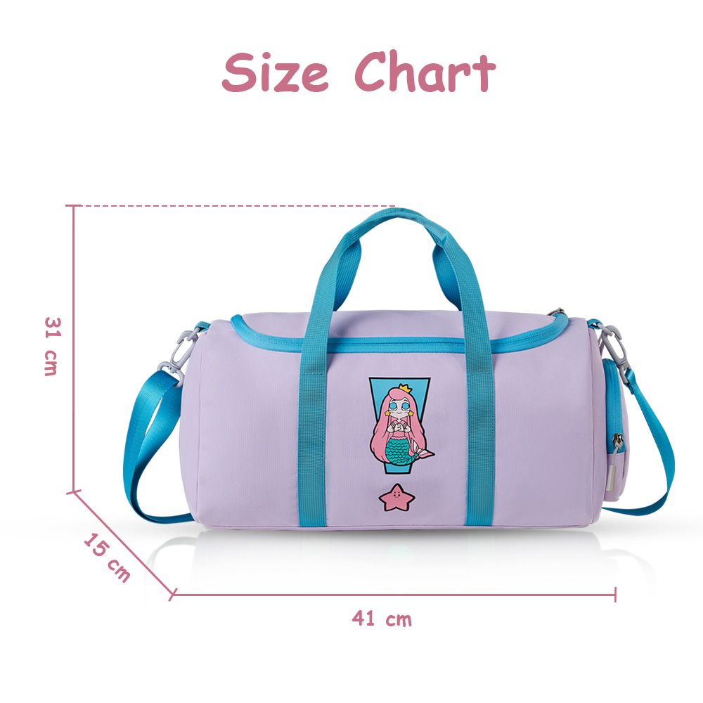 Nohoo - Kids Duffle Bag - Mermaid Purple