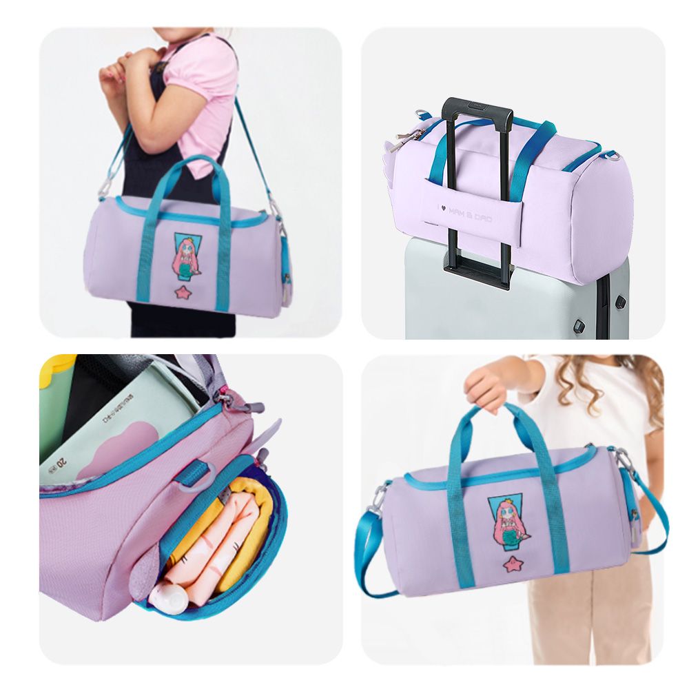 Nohoo - Kids Duffle Bag - Mermaid Purple