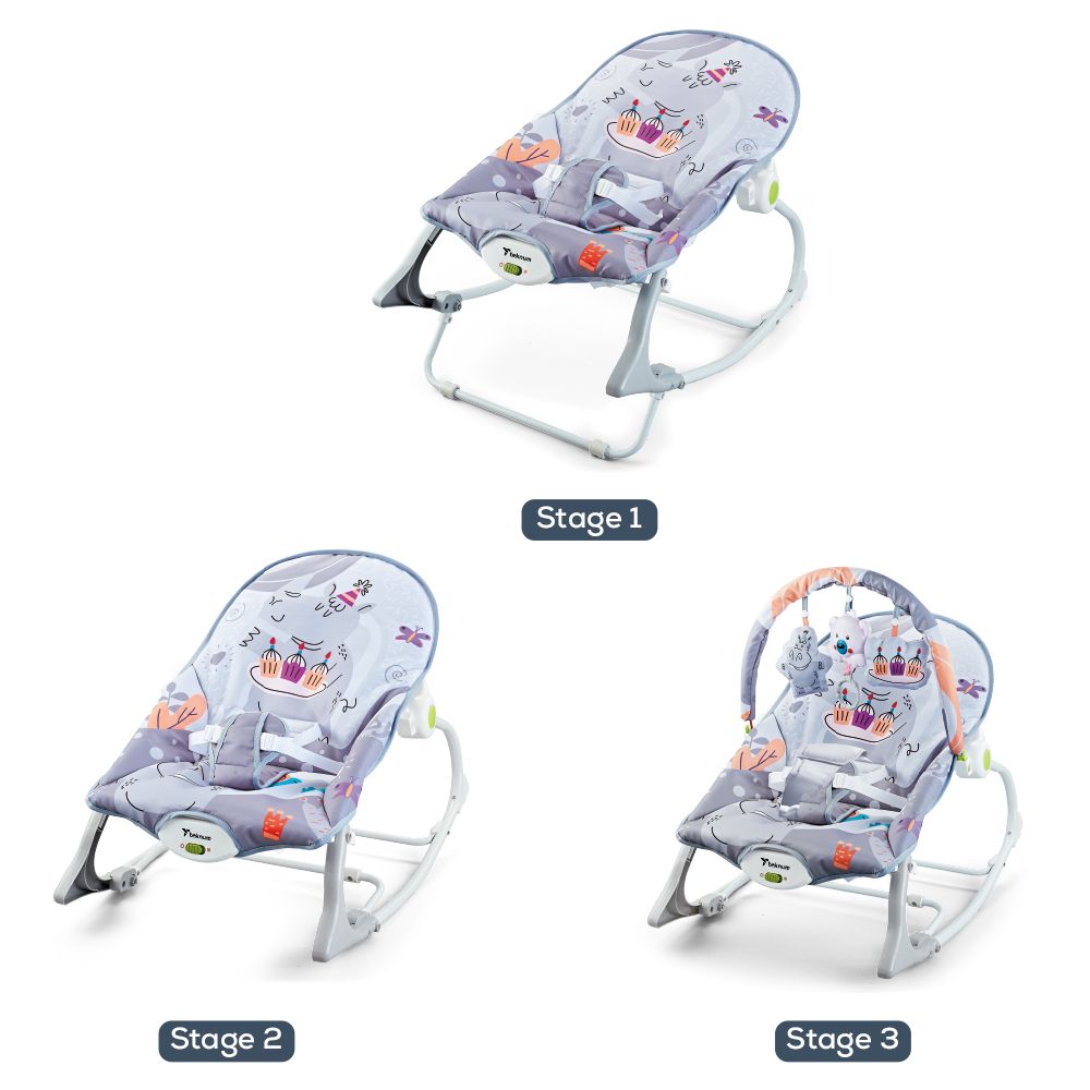 Teknum - 3-In-1 Rocker/Baby Seat/Recliner With Soothing Music