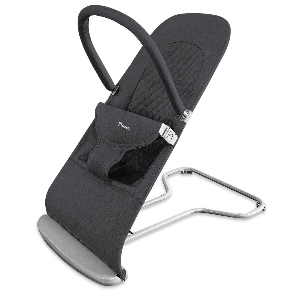 Teknum - 3 Stage Baby Bouncer/ Recliner Seat - Black