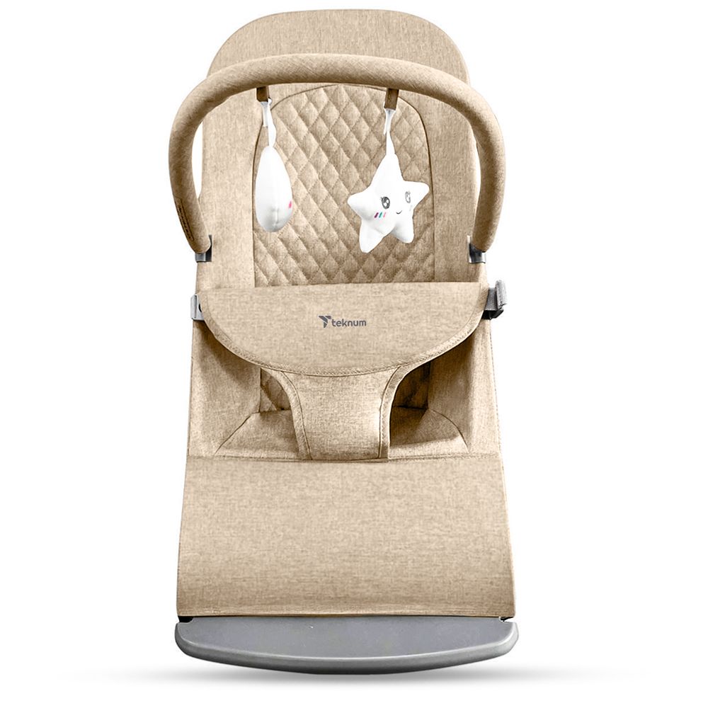 Teknum - 3 Stage Baby Bouncer/ Recliner Seat - Ivory