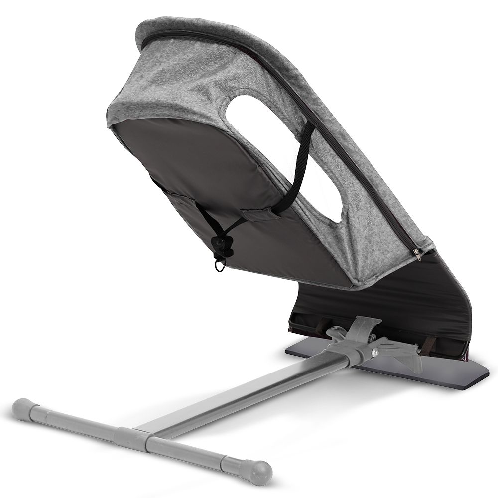 Teknum - Baby Bouncer With Grab Toys - Dark Grey