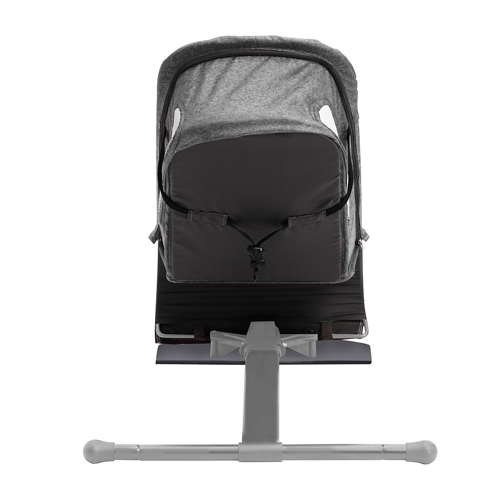 Teknum - Baby Bouncer With Grab Toys - Dark Grey