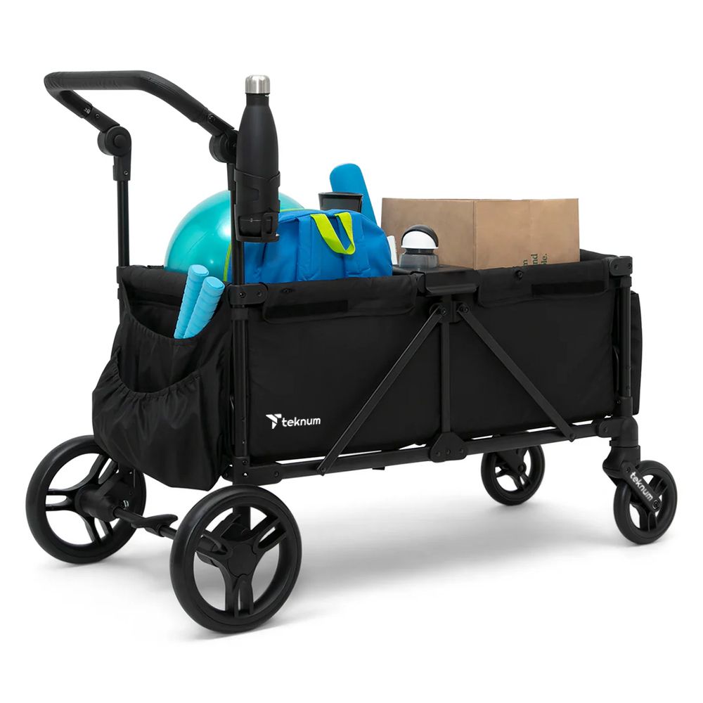 Teknum - Fellow Wagon Stroller For 2 Kids With Snack Tray