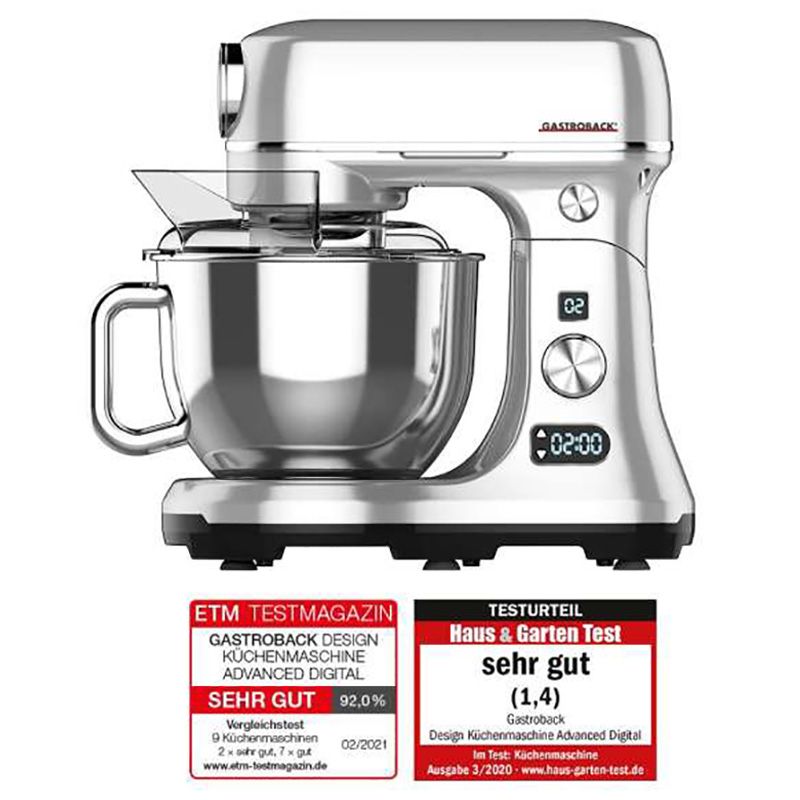 Gastroback - Design Stand Hand Mixer Advanced Digital - Silver