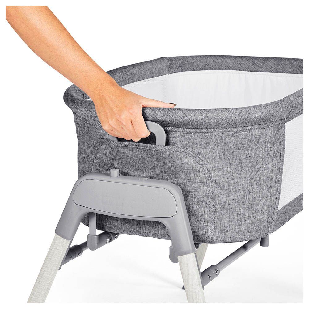 Ickle Bubba - Drift Gliding Crib - Grey