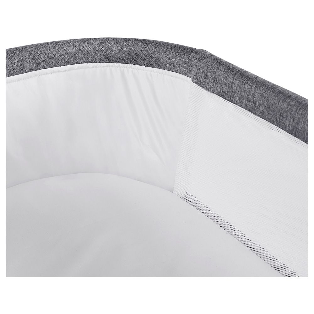 Ickle Bubba - Drift Gliding Crib - Grey