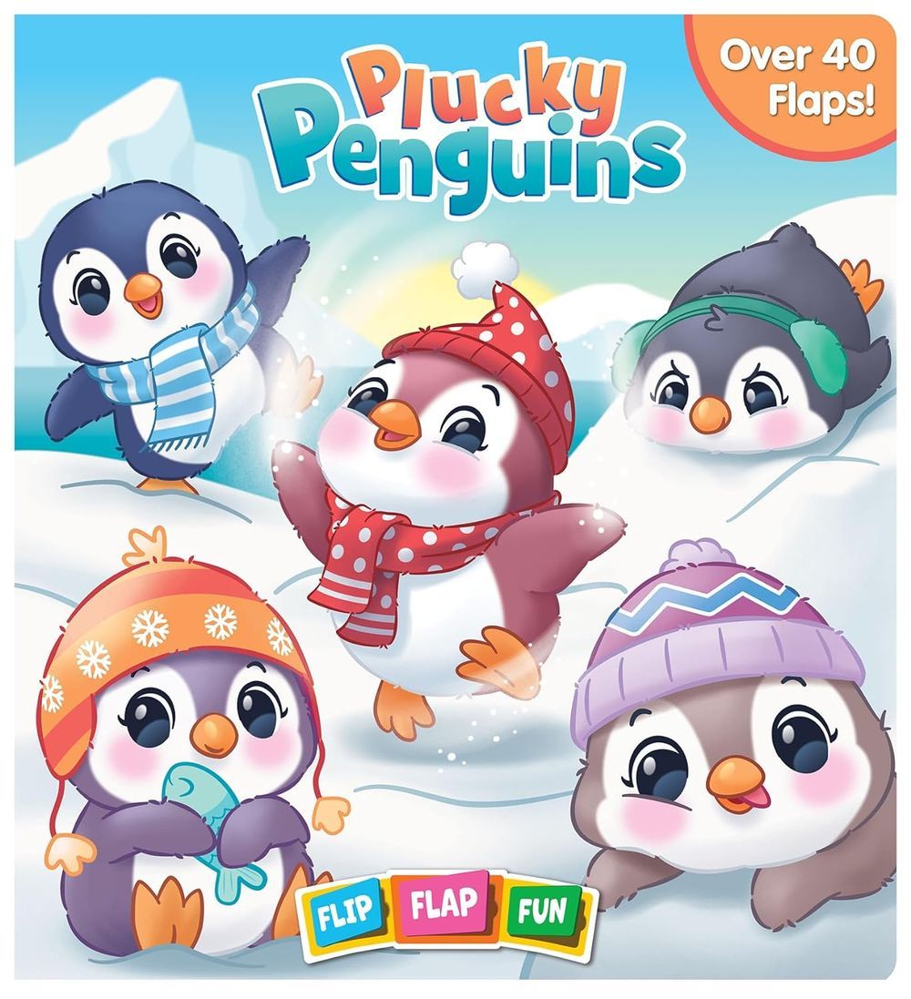 كتاب Plucky Penguins Flip Flap Fun Book