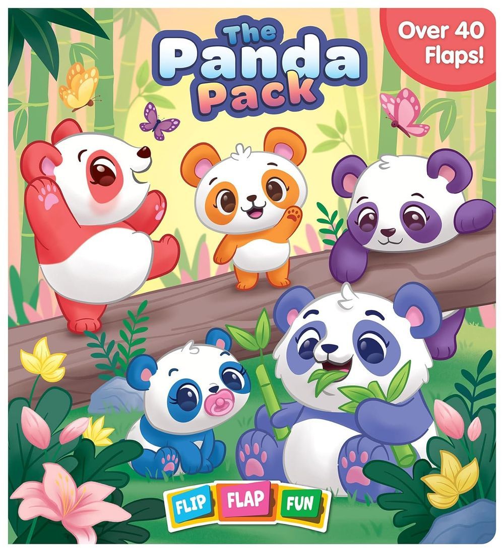 كتاب Pandas Flip Flap Fun 