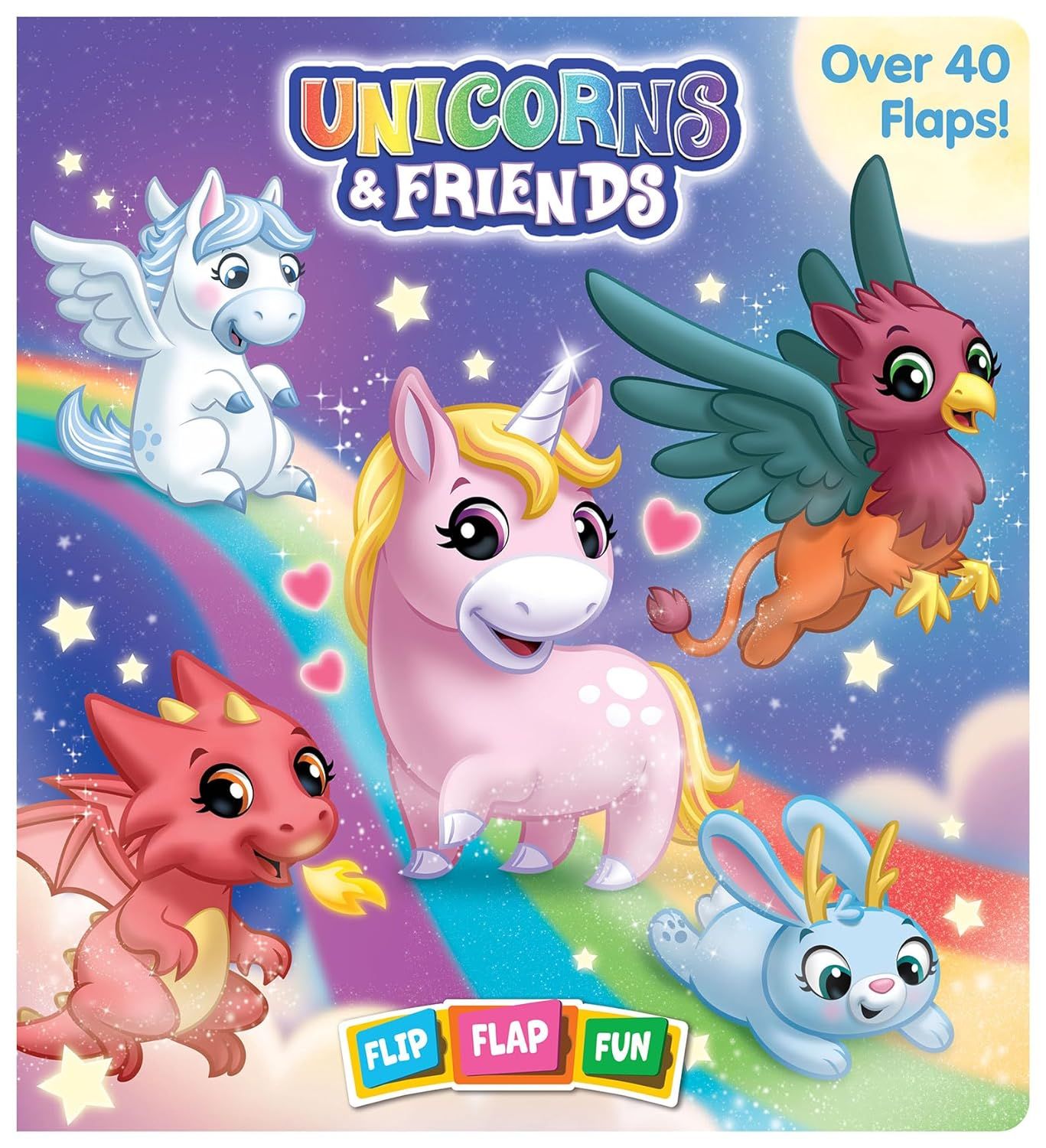 كتاب Unicorns Flip Flap Fun Book