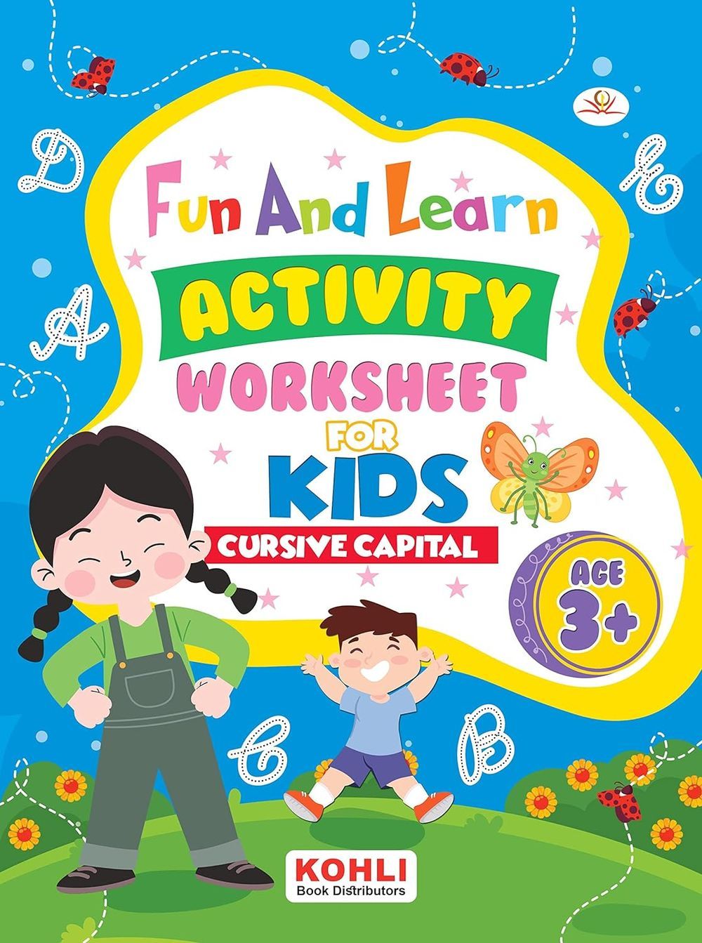 Fun And Learn Activity Worksheet For Kids Cursive Capital Letter