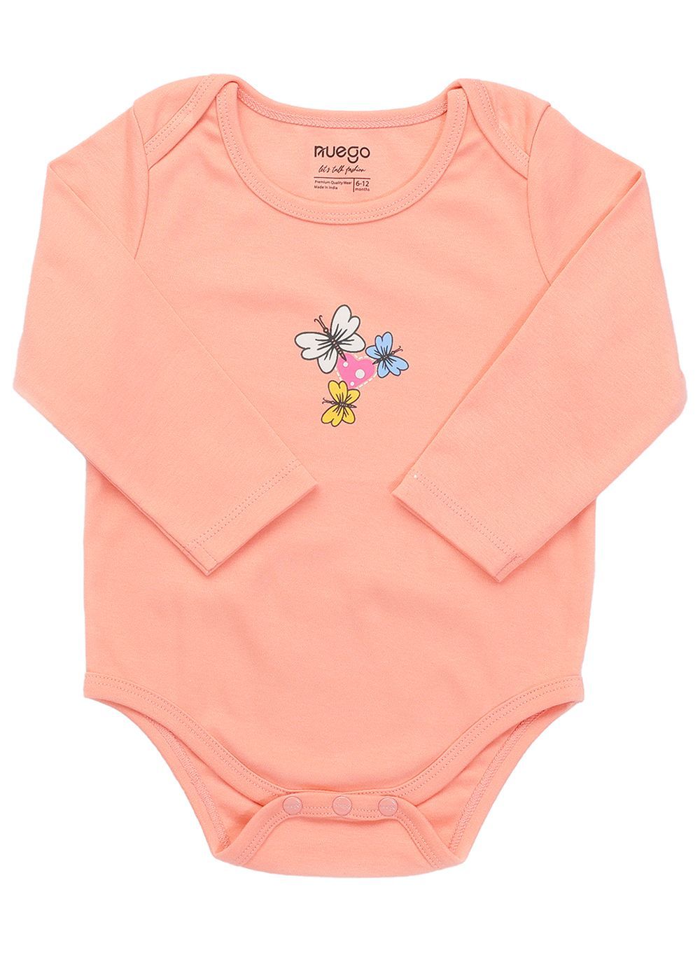 Nuego - 3pc-Set - Baby Girl Bodysuits - White/Yellow/Pink