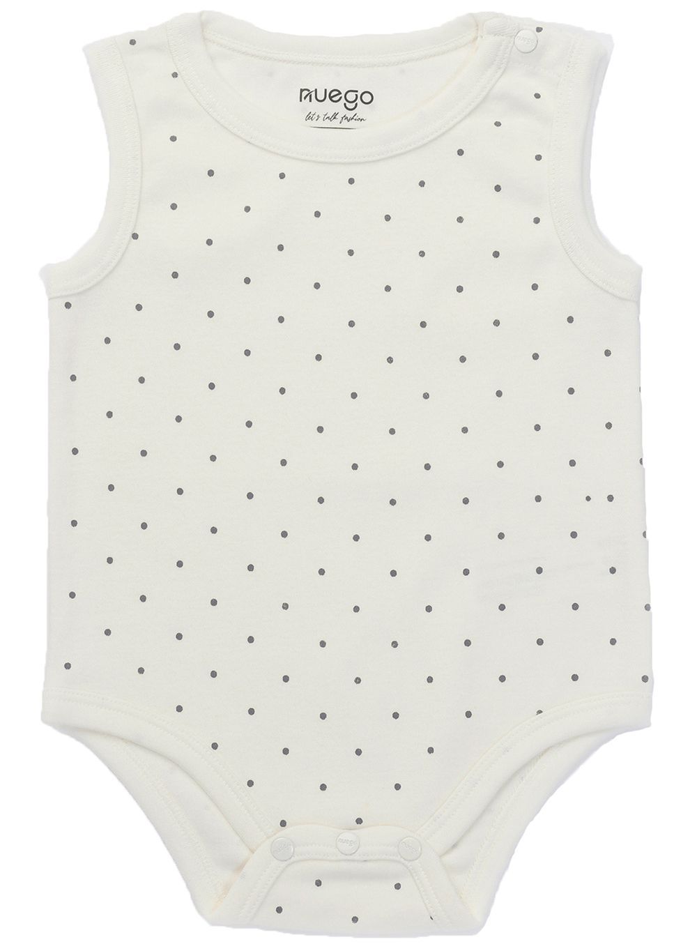 Nuego - 3pc-Set - Baby Girl Bodysuits - Grey/White/Pink