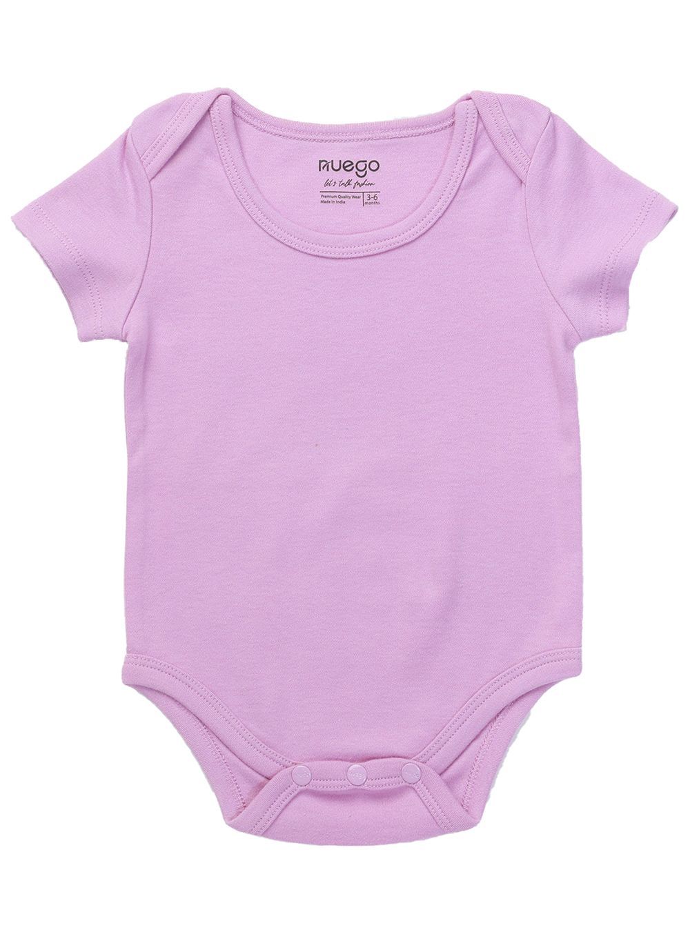 Nuego - 3pc-Set - Baby Girl Bodysuits - Purple/White/Pink