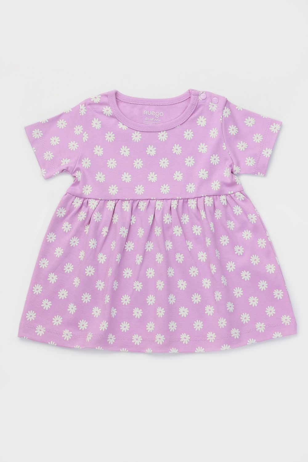 Nuego - 2pc-Set - Baby Girl Dresses - Purple/White