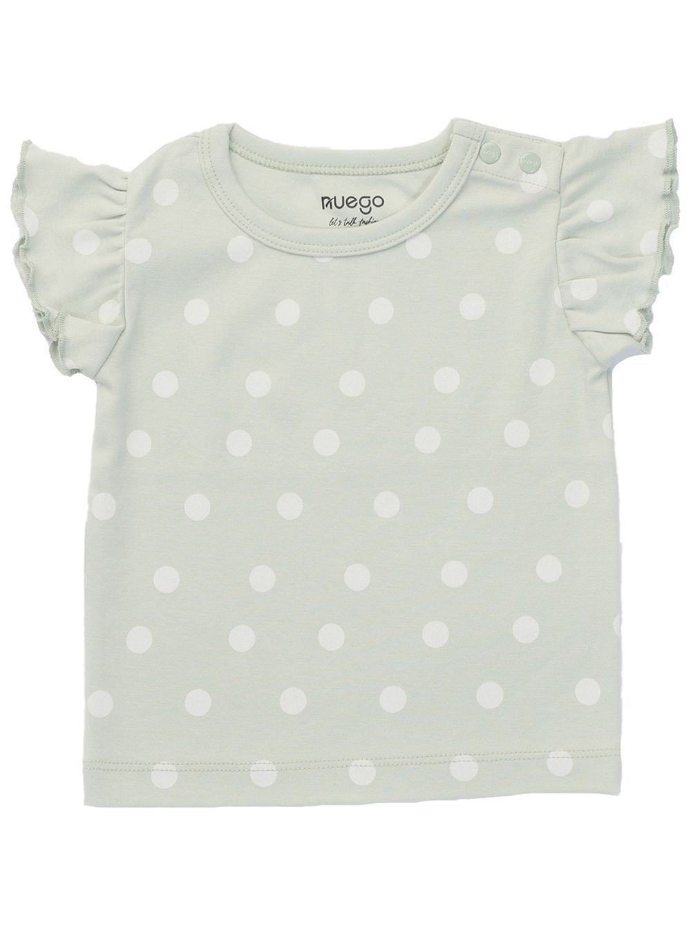 Nuego - 2pc-Set - Baby Girl Short Sleeve T-Shirt - Green/Blue