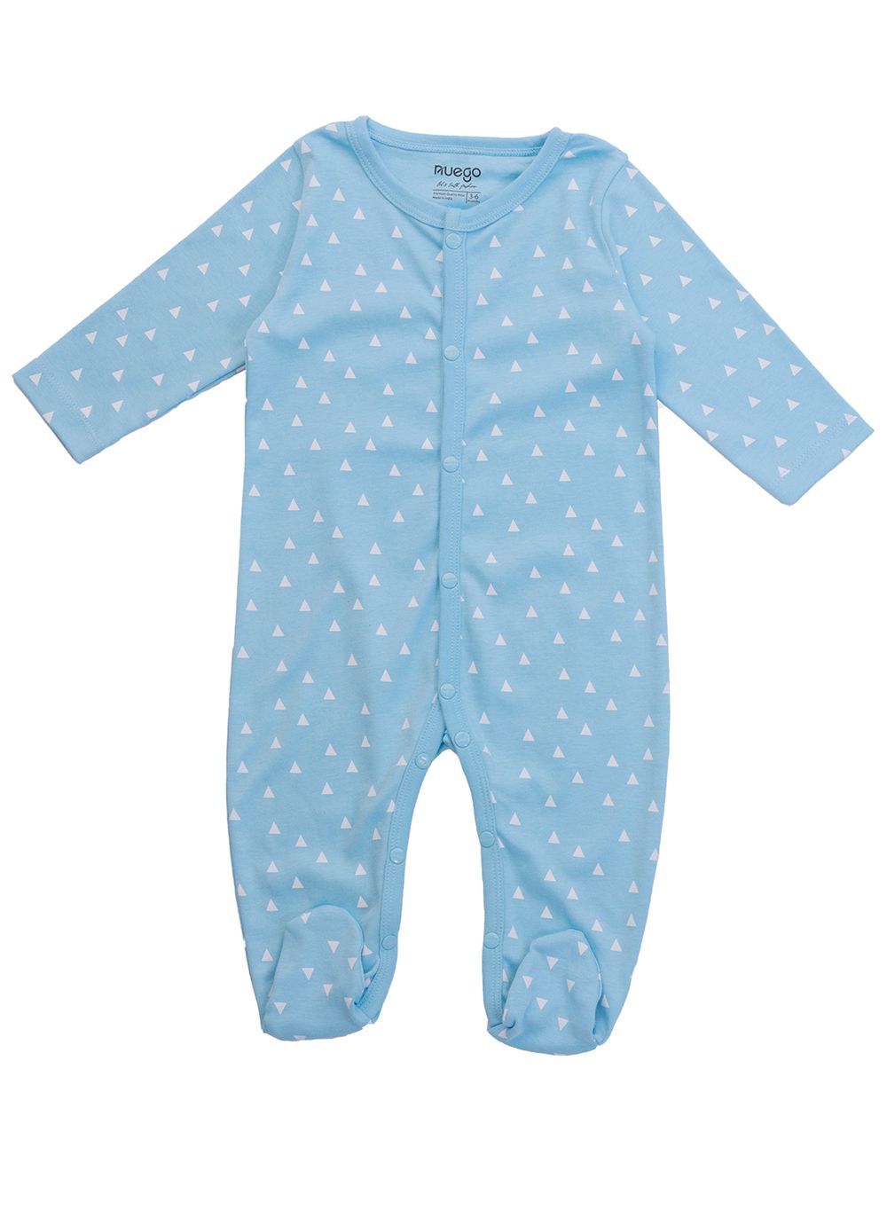 Nuego - 3pc-Set - Baby Girl Sleepsuits_Red/White/Blue