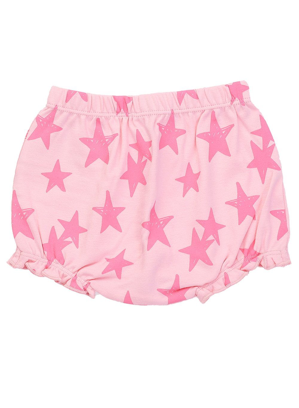 Nuego - 2pc-set - Baby Girl Top And Shorts - Pink