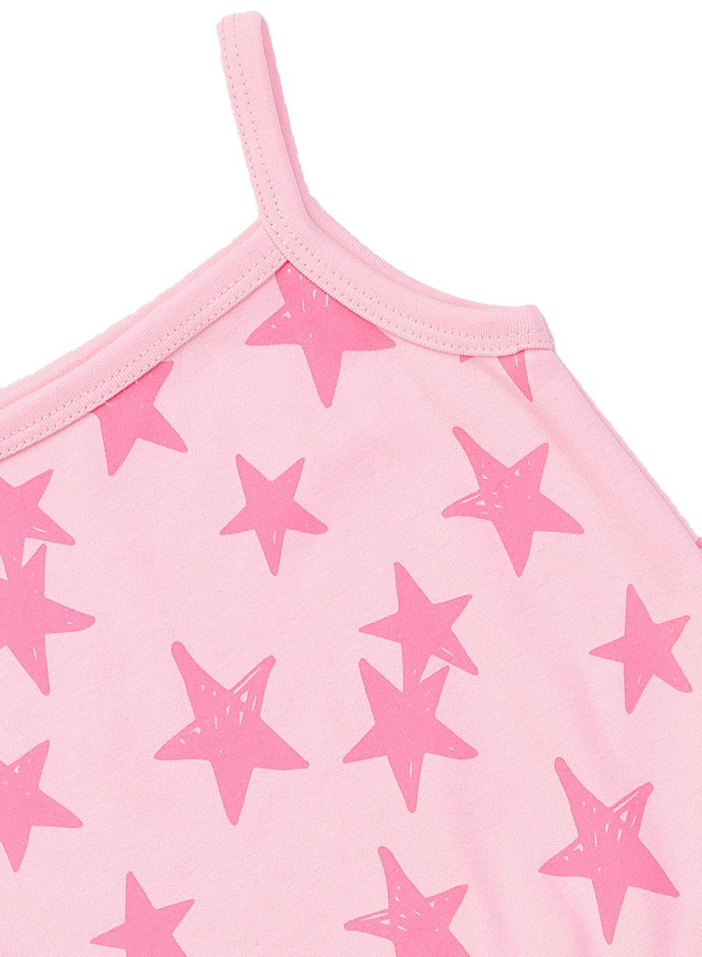 Nuego - 2pc-set - Baby Girl Top And Shorts - Pink