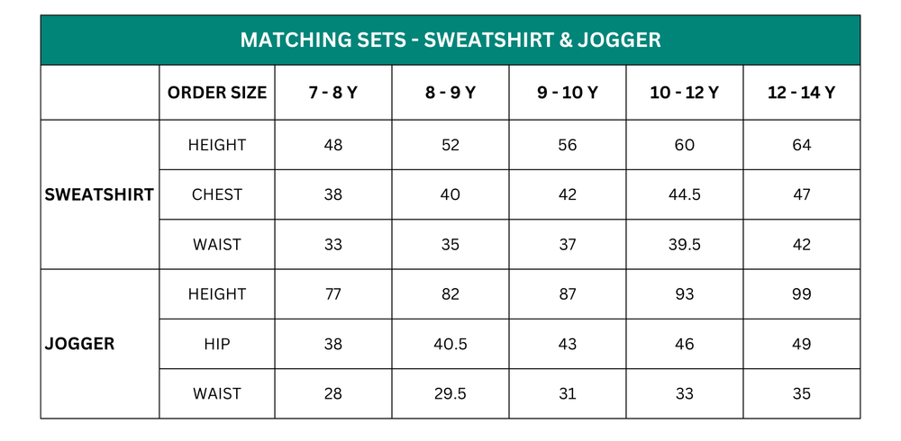 Nuego - 2pc-Set - Boys' Cotton Sweatshirt And Joggers - Green