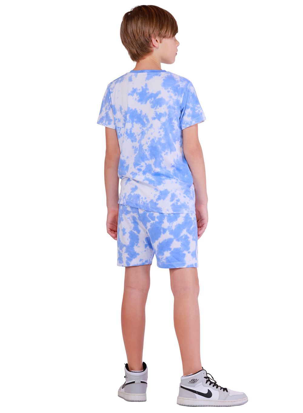 Nuego - 2pc-Set - Boys Cotton T-Shirt And Shorts - Blue