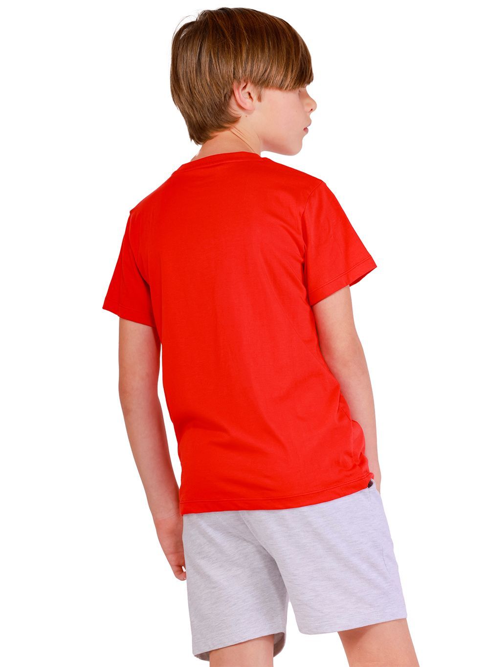 Nuego - Brooklyn Printed Short Sleeves T-Shirt - Red