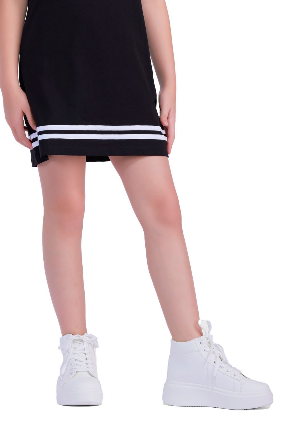 Nuego - Knit Midi Dresses for Kids - Black