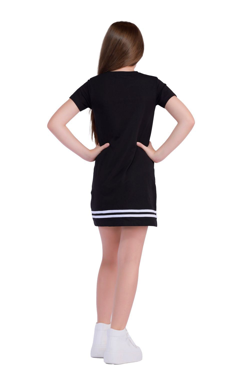 Nuego - Knit Midi Dresses for Kids - Black