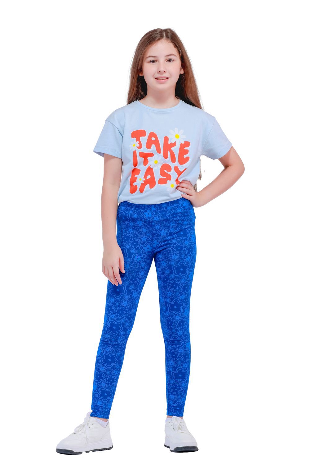 Nuego - Kids Girl Leggings - Blue