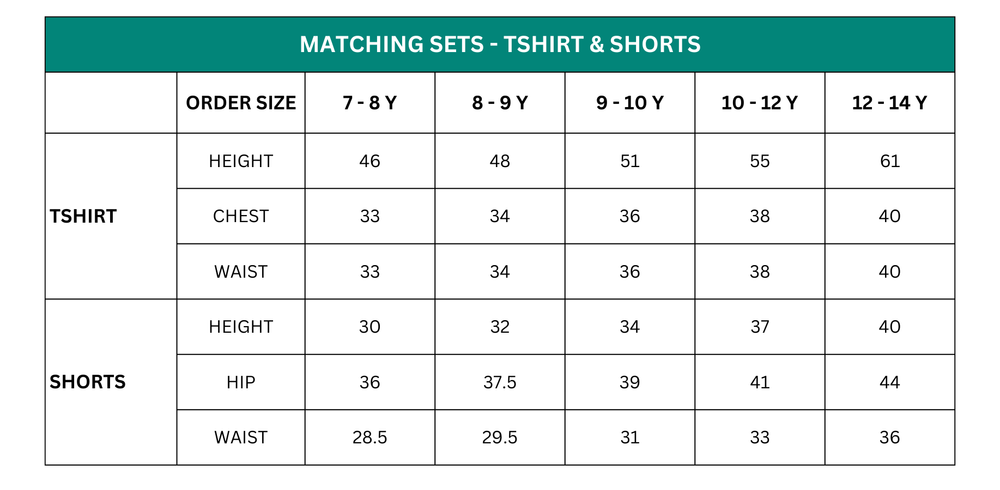 Nuego - Kids Girl Tee & Shorts Sets - Green & Grey